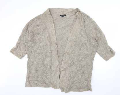 Womens UK Size M Atmosphere Beige Cardigan Jumper