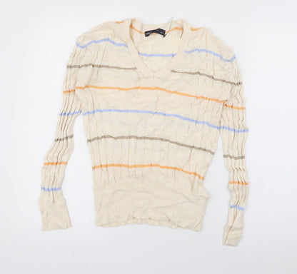 Womens UK Size S Marks and Spencer Ivory Pullover Jumper