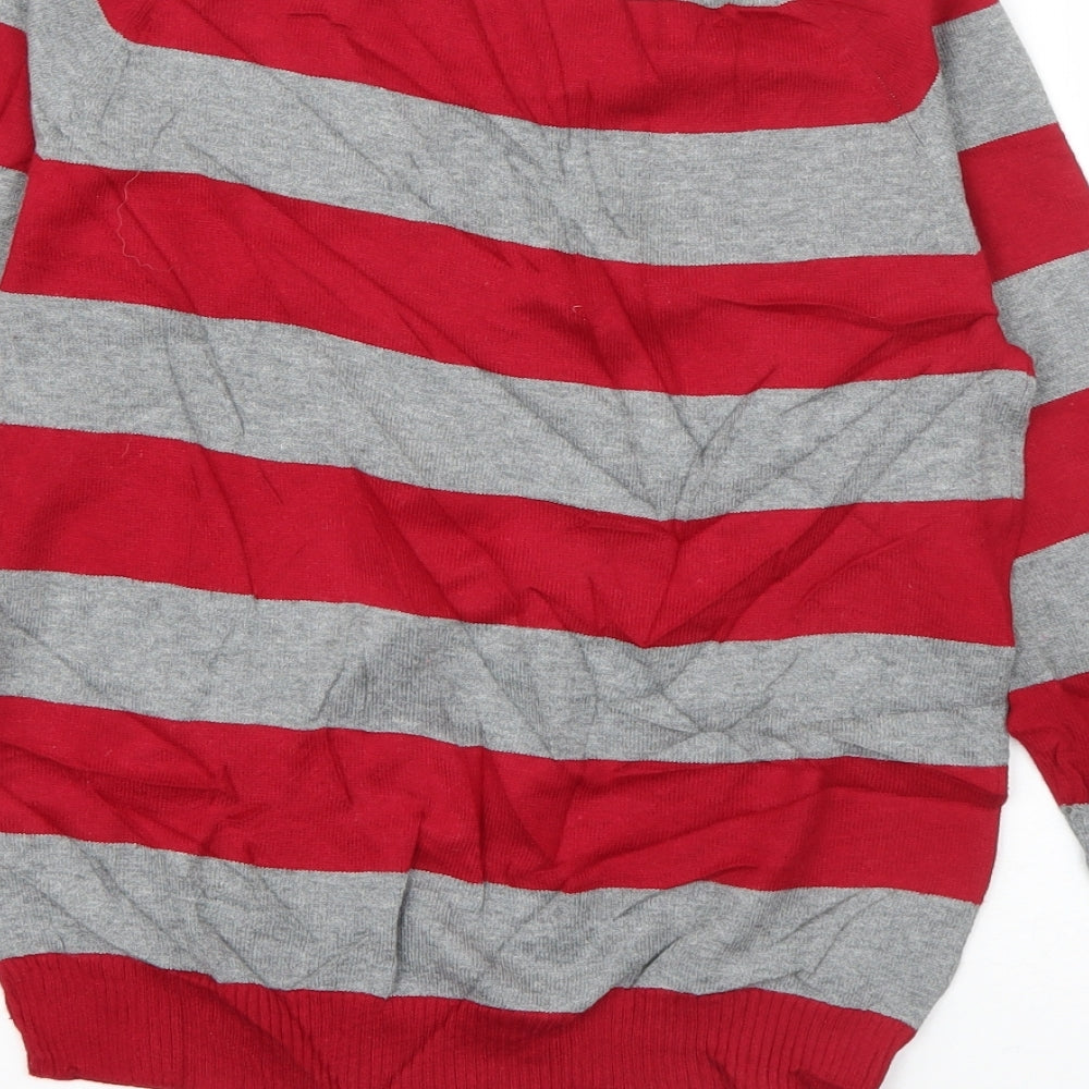 Womens UK Size S Zara Red Pullover Jumper