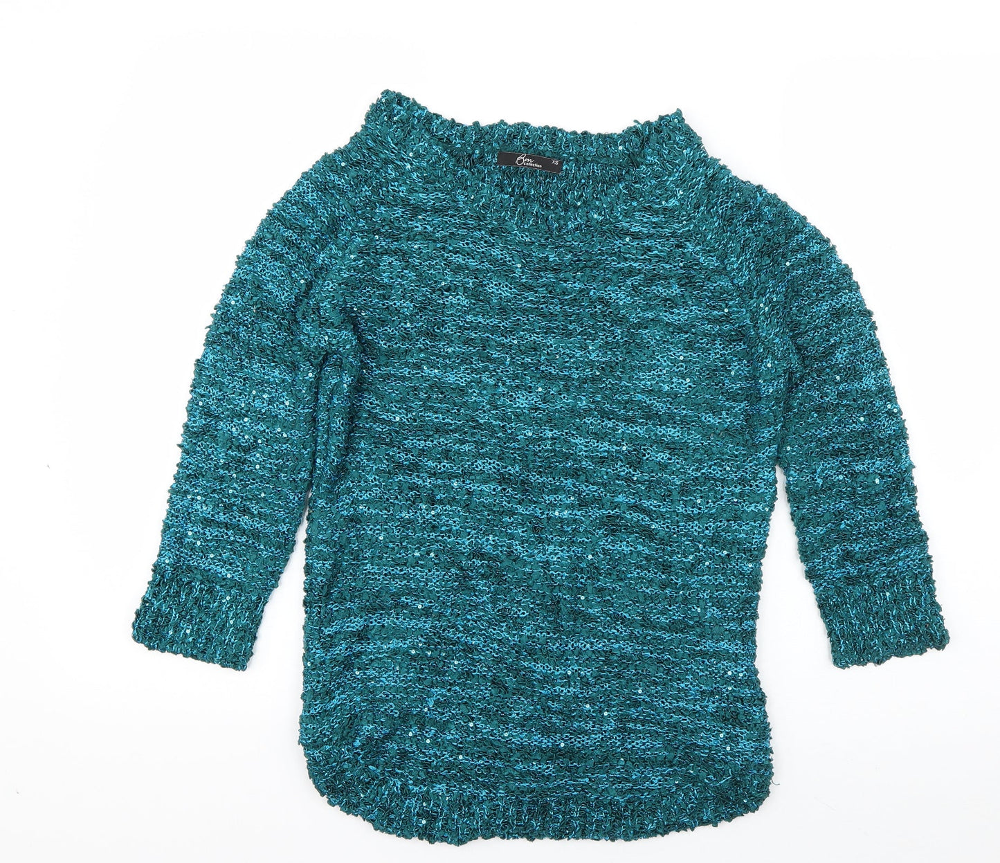 Womens UK Size XS Bonmarché Blue Pullover Jumper