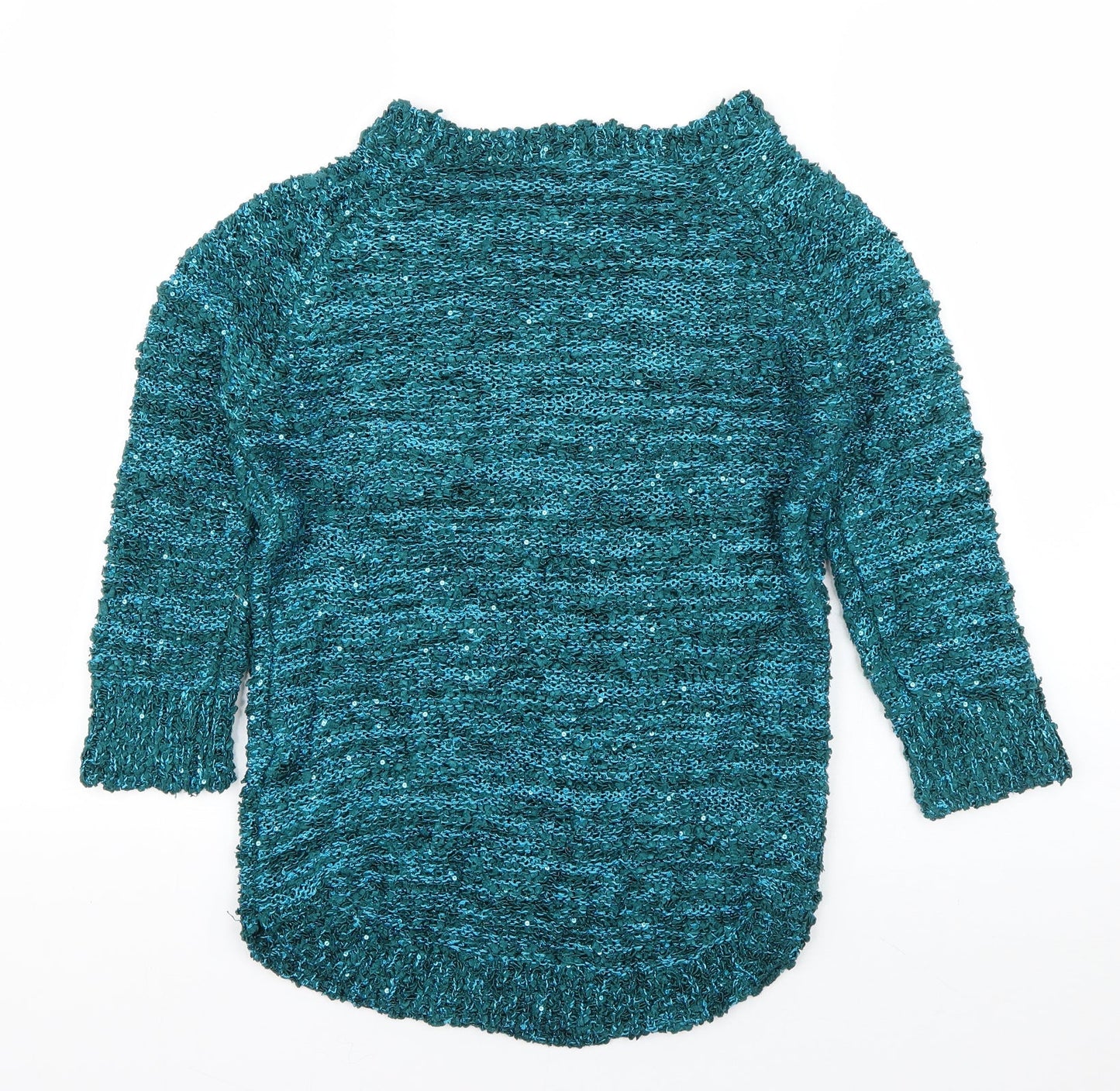 Womens UK Size XS Bonmarché Blue Pullover Jumper