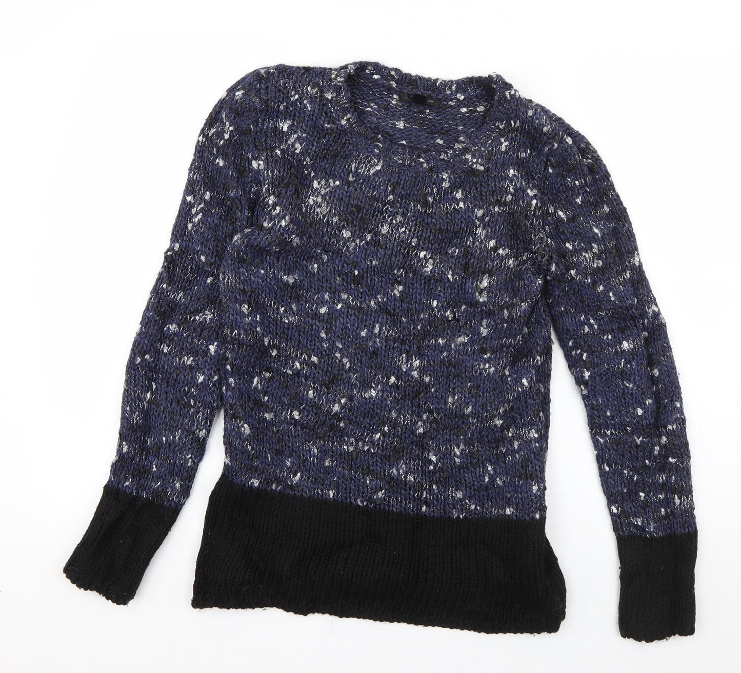 Womens UK Size S Mango Blue Pullover Jumper