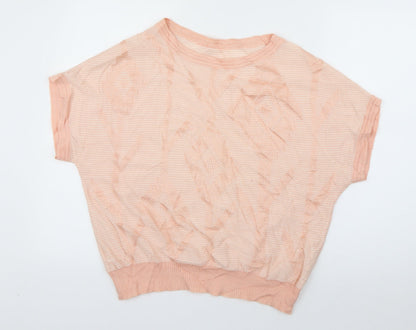 Womens UK Size 10 Preworn Pink Pullover Jumper