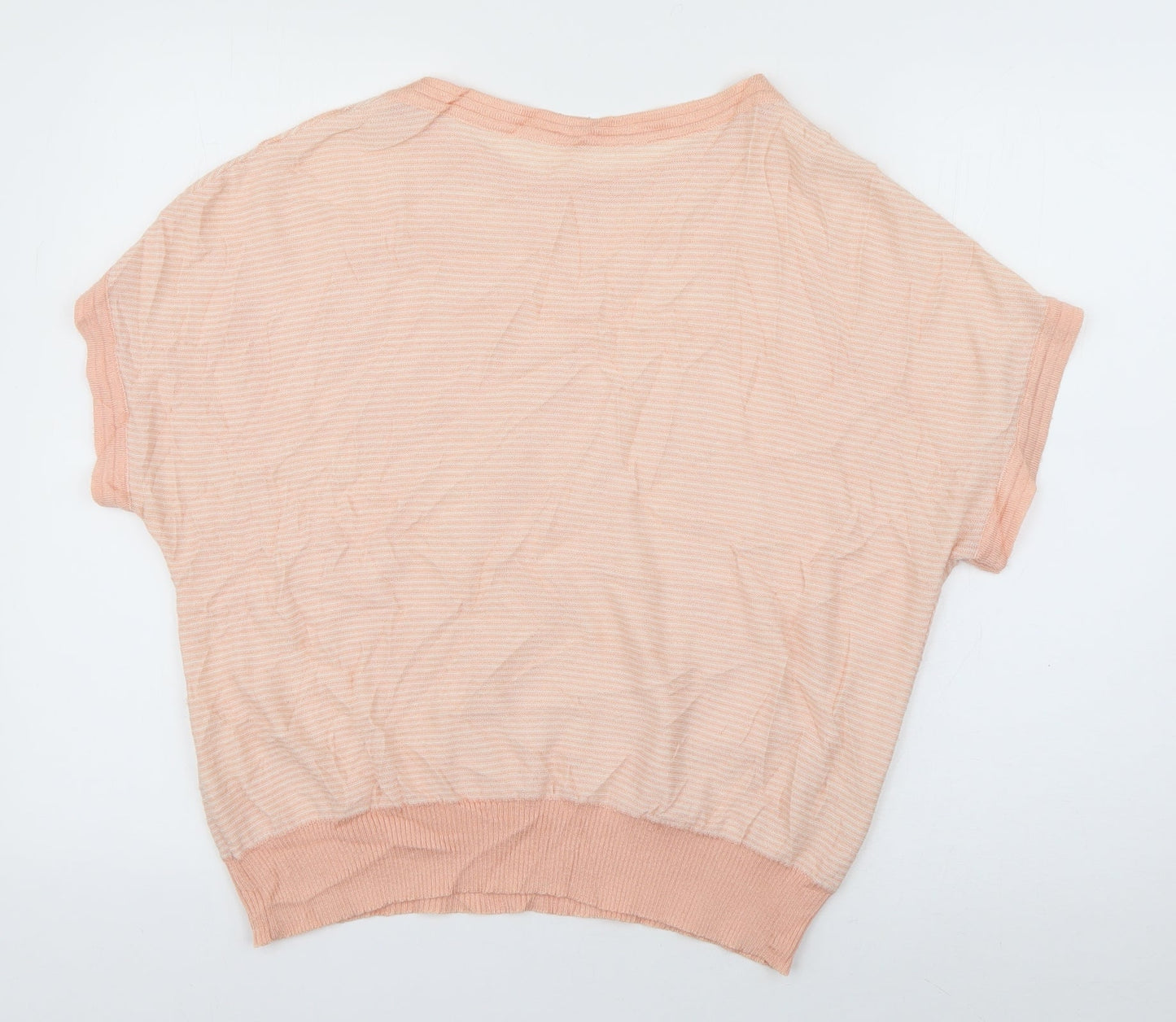 Womens UK Size 10 Preworn Pink Pullover Jumper