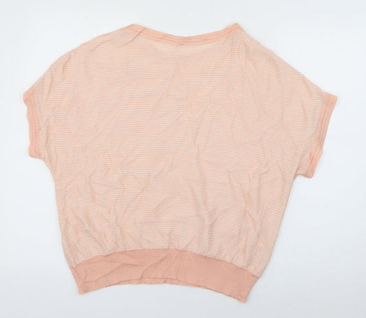 Womens UK Size 10 Preworn Pink Pullover Jumper