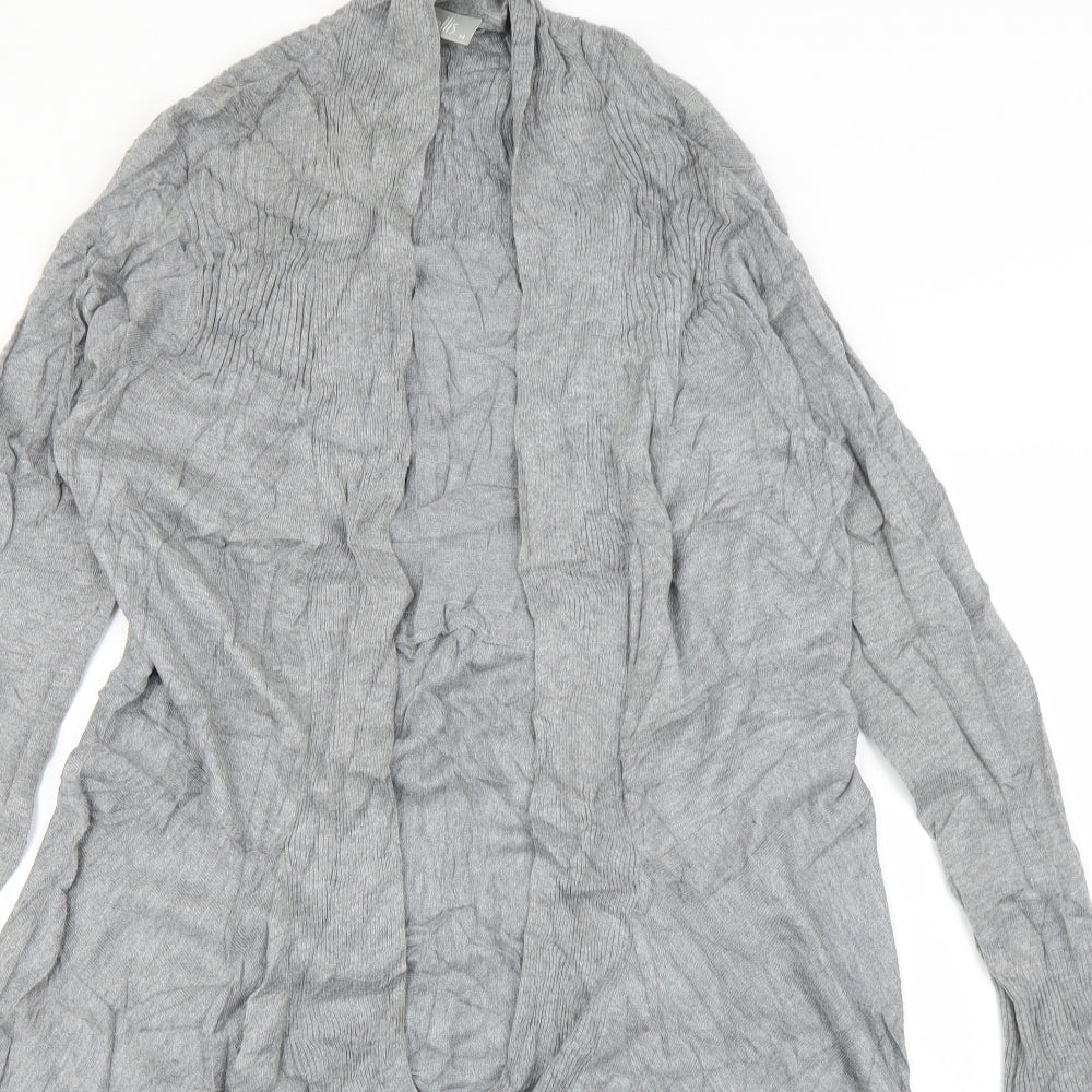 Womens UK Size M Wallis Grey Cardigan Jumper