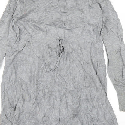 Womens UK Size M Wallis Grey Cardigan Jumper