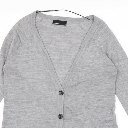 Womens UK Size S VERO MODA Grey Cardigan Jumper