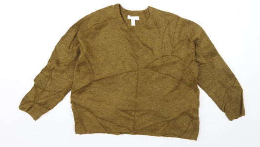 Womens UK Size XS H&M Green Pullover Jumper