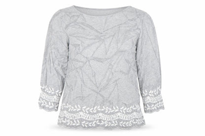Womens UK Size 16 Preworn Grey Pullover Jumper