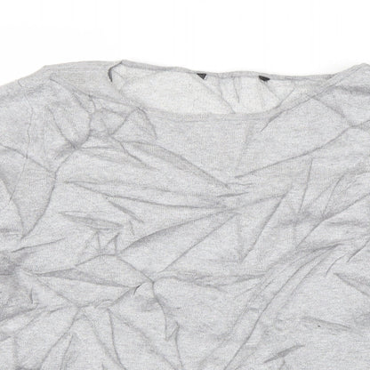 Womens UK Size 16 Preworn Grey Pullover Jumper