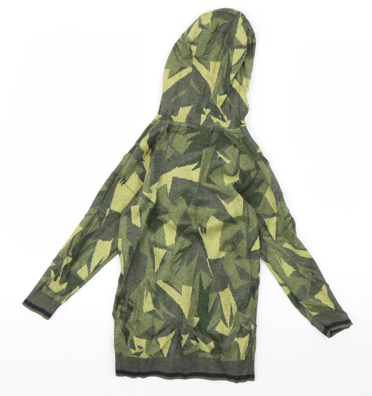 NEXT Boys Green  Cotton Pullover Hoodie Size 5 Years  Pullover