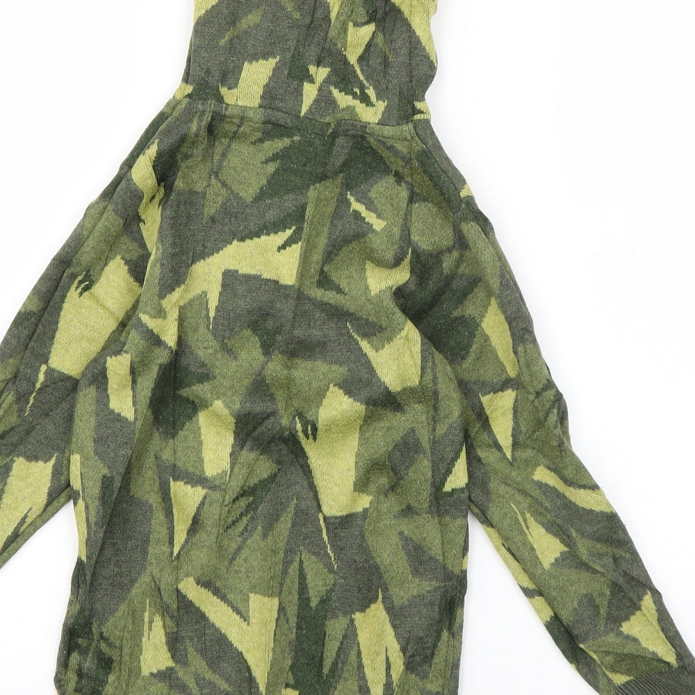 NEXT Boys Green  Cotton Pullover Hoodie Size 5 Years  Pullover