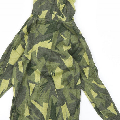 NEXT Boys Green  Cotton Pullover Hoodie Size 5 Years  Pullover