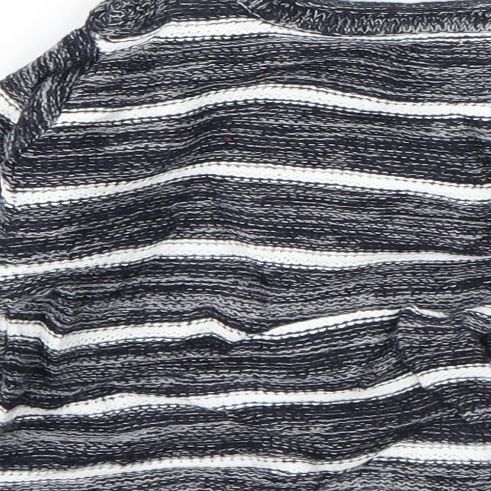 Primark Boys Blue Striped Cotton Pullover Jumper Size 9-12 Months  Pullover