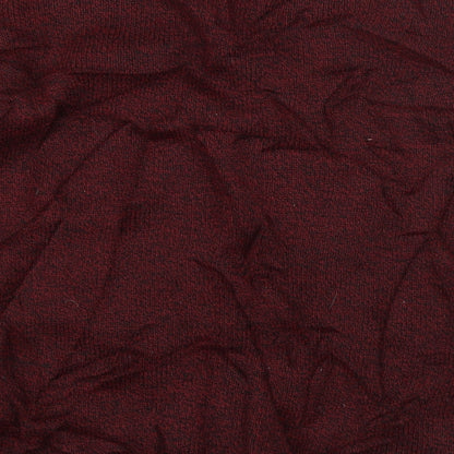 ASOS Mens Red Round Neck  Acrylic Pullover Jumper Size M