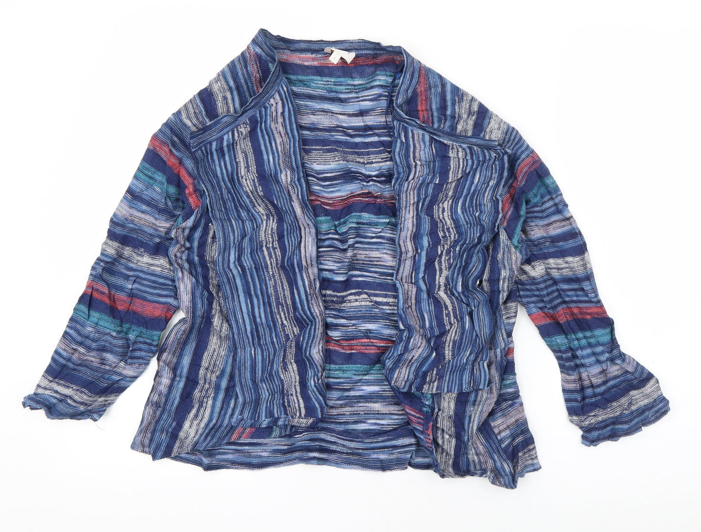 Womens UK Size S East Blue Cardigan Jumper