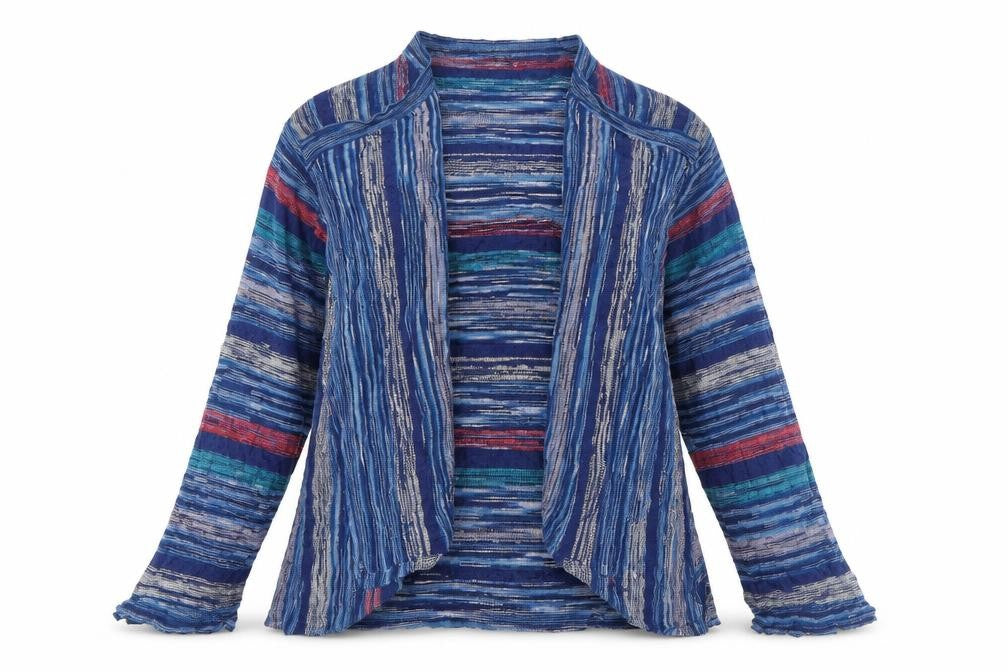 Womens UK Size S East Blue Cardigan Jumper