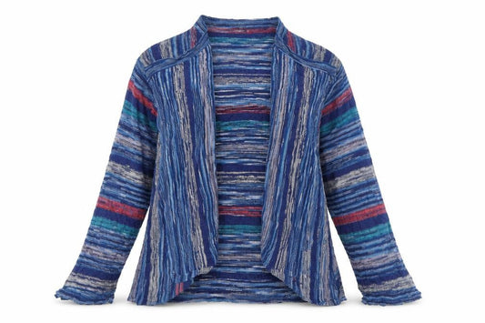 Womens UK Size S East Blue Cardigan Jumper
