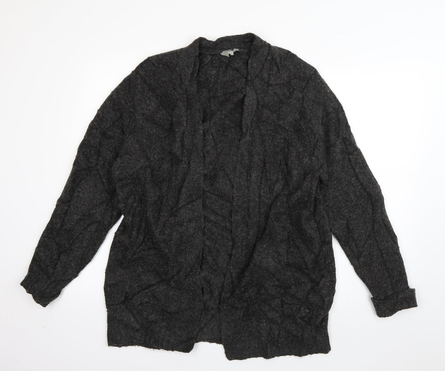 Womens UK Size 10 ASOS Grey Cardigan Jumper