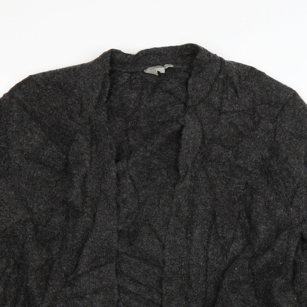 Womens UK Size 10 ASOS Grey Cardigan Jumper