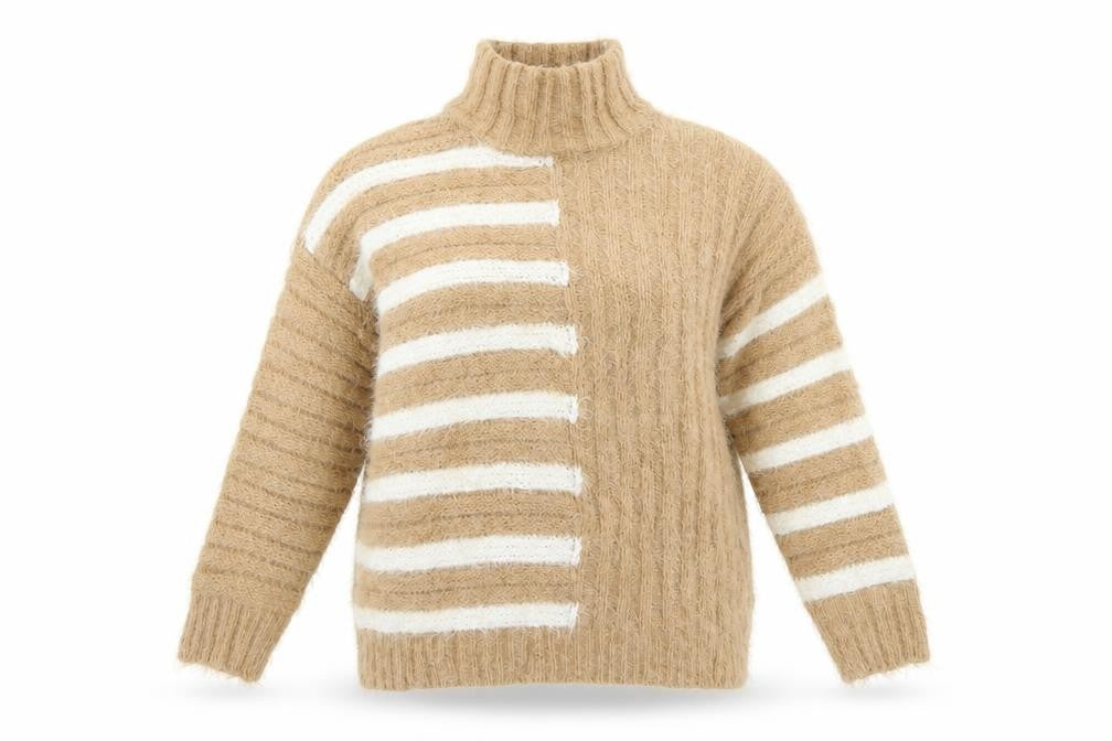 Womens UK Size S Marks and Spencer Brown Pullover Jumper