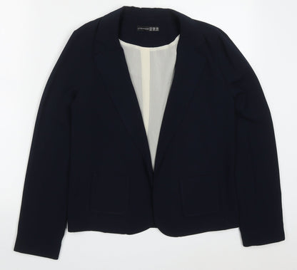 Atmosphere Womens Blue  Polyester Jacket Blazer Size 8