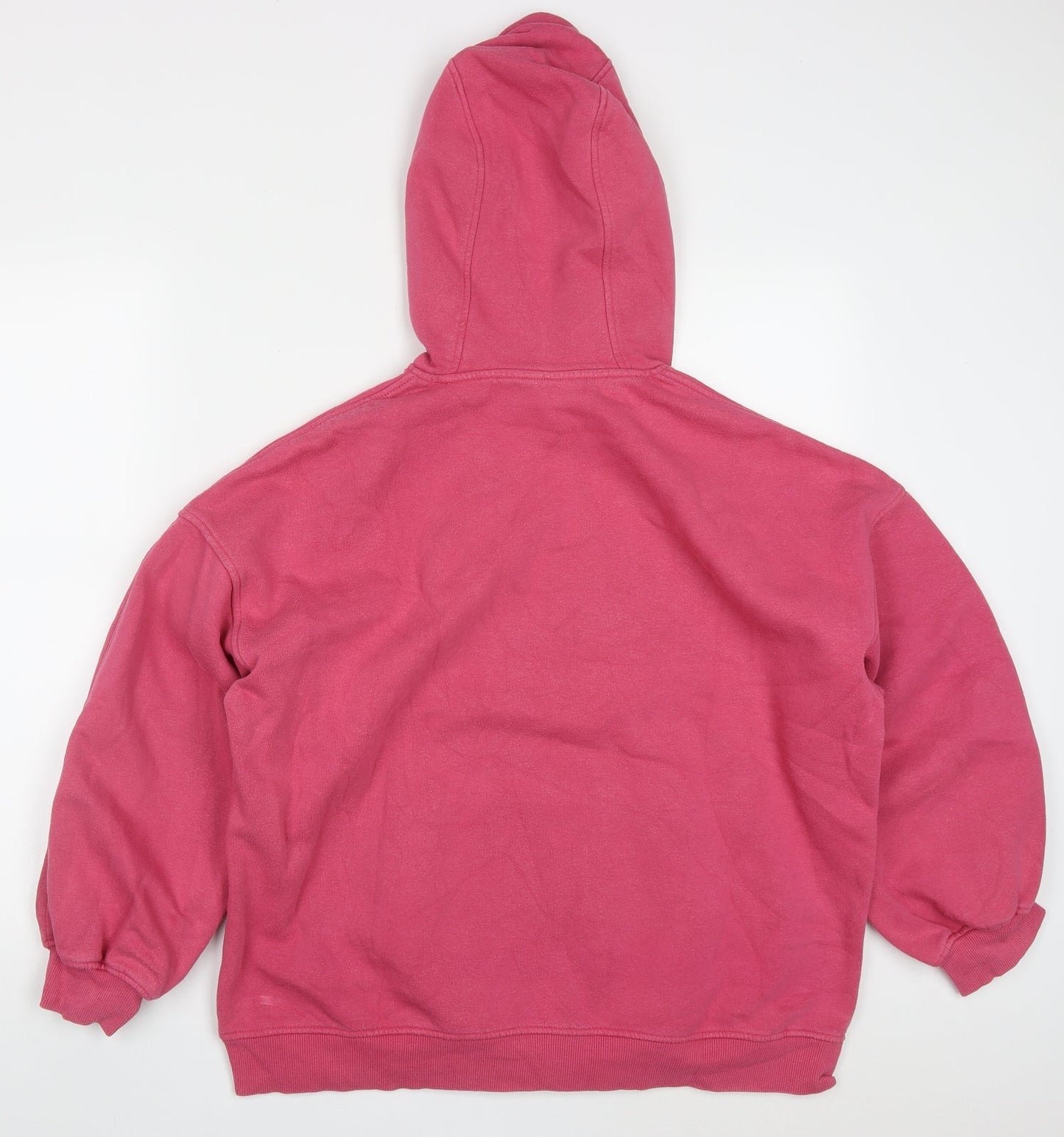 H&M Womens Pink  Cotton Pullover Hoodie Size S  Pullover