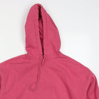H&M Womens Pink  Cotton Pullover Hoodie Size S  Pullover