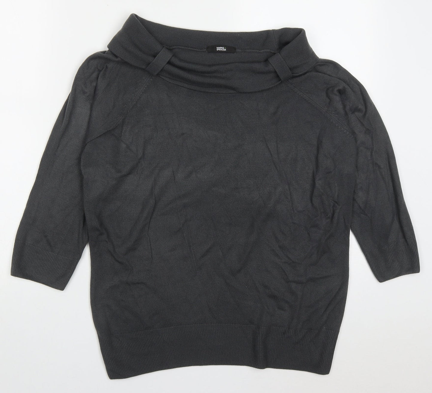 Womens UK Size 16 Marks and Spencer Grey Pullover Jumper