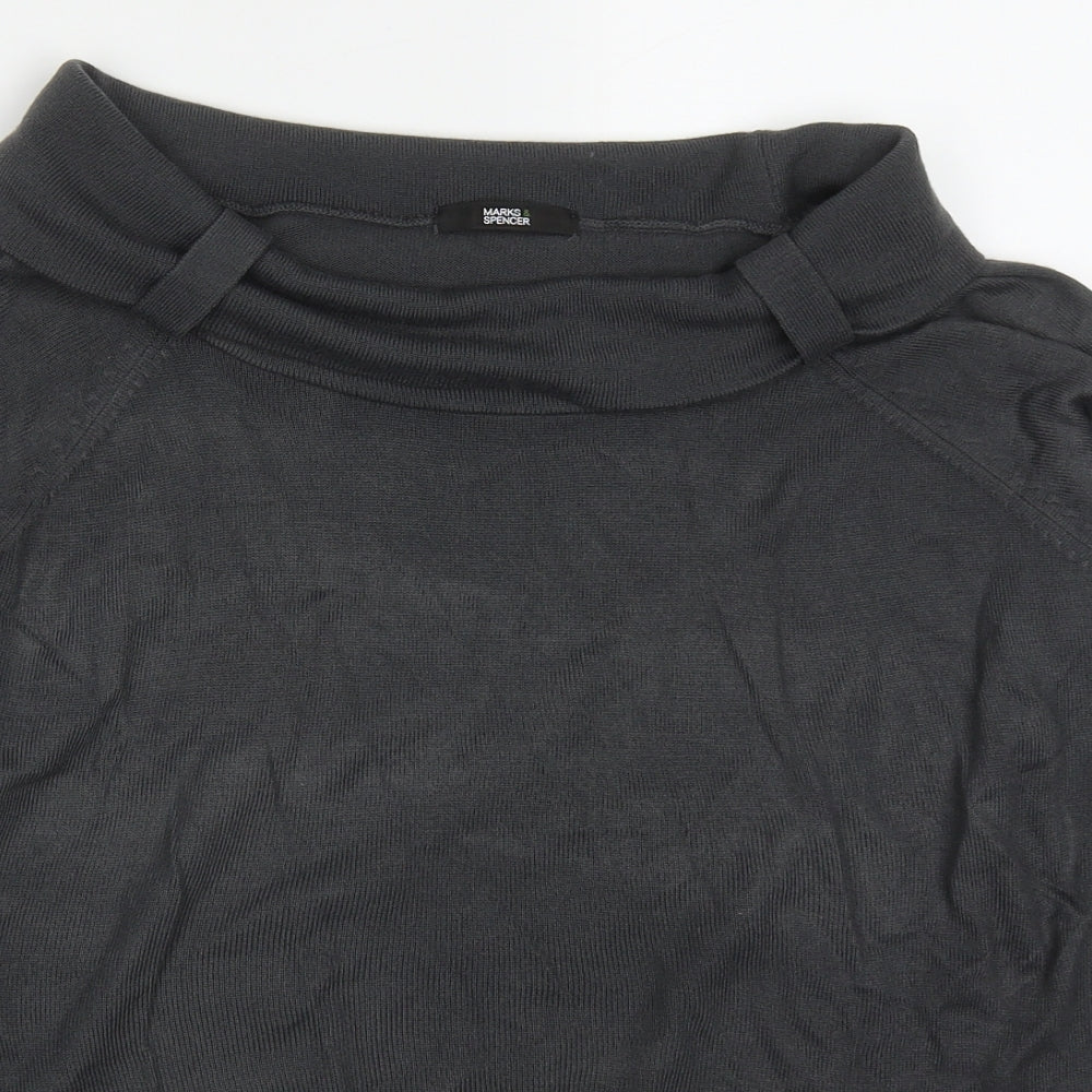 Womens UK Size 16 Marks and Spencer Grey Pullover Jumper