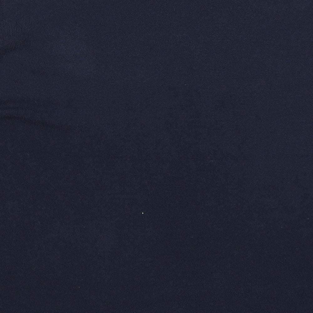 Womens UK Size 14 Pure & Natural Blue Pullover Jumper