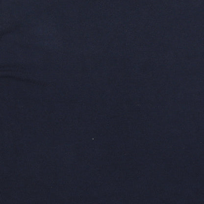 Womens UK Size 14 Pure & Natural Blue Pullover Jumper