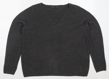 Womens UK Size 16 Marks and Spencer Grey Pullover Jumper
