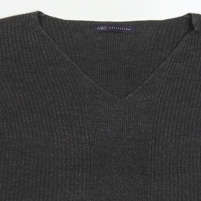 Womens UK Size 16 Marks and Spencer Grey Pullover Jumper