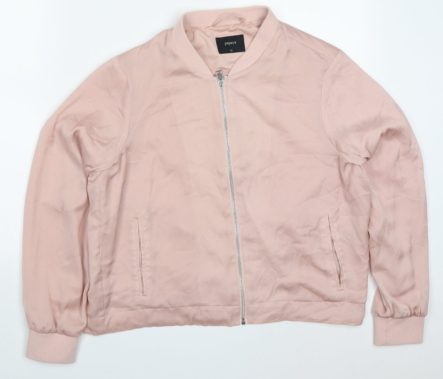 Womens UK Size 14 Papaya Pink Jacket