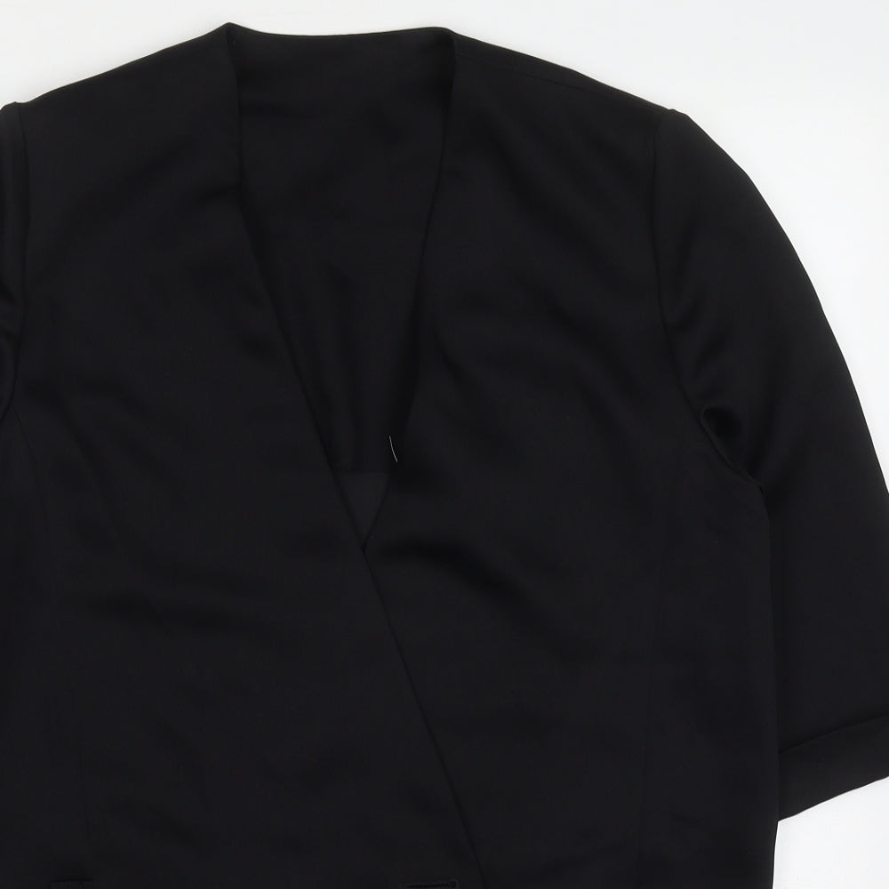 Country Casuals Womens Black   Jacket  Size M  Button