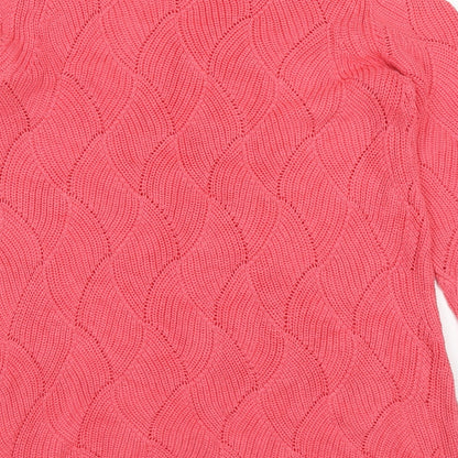 Womens UK Size S Charter Club Pink Pullover Jumper
