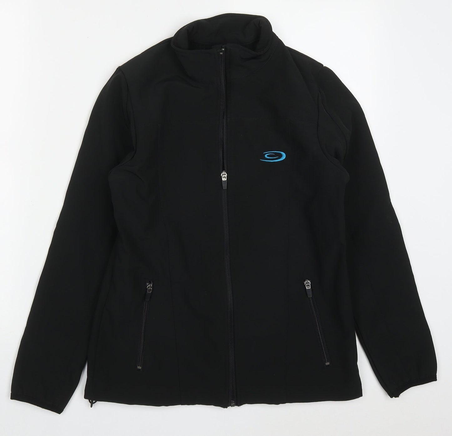 Womens UK Size S Crane Black Jacket