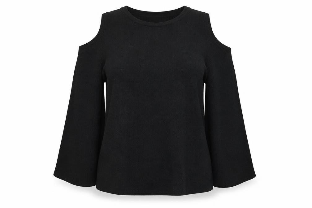 Womens UK Size M H&M Black Basic T-Shirt