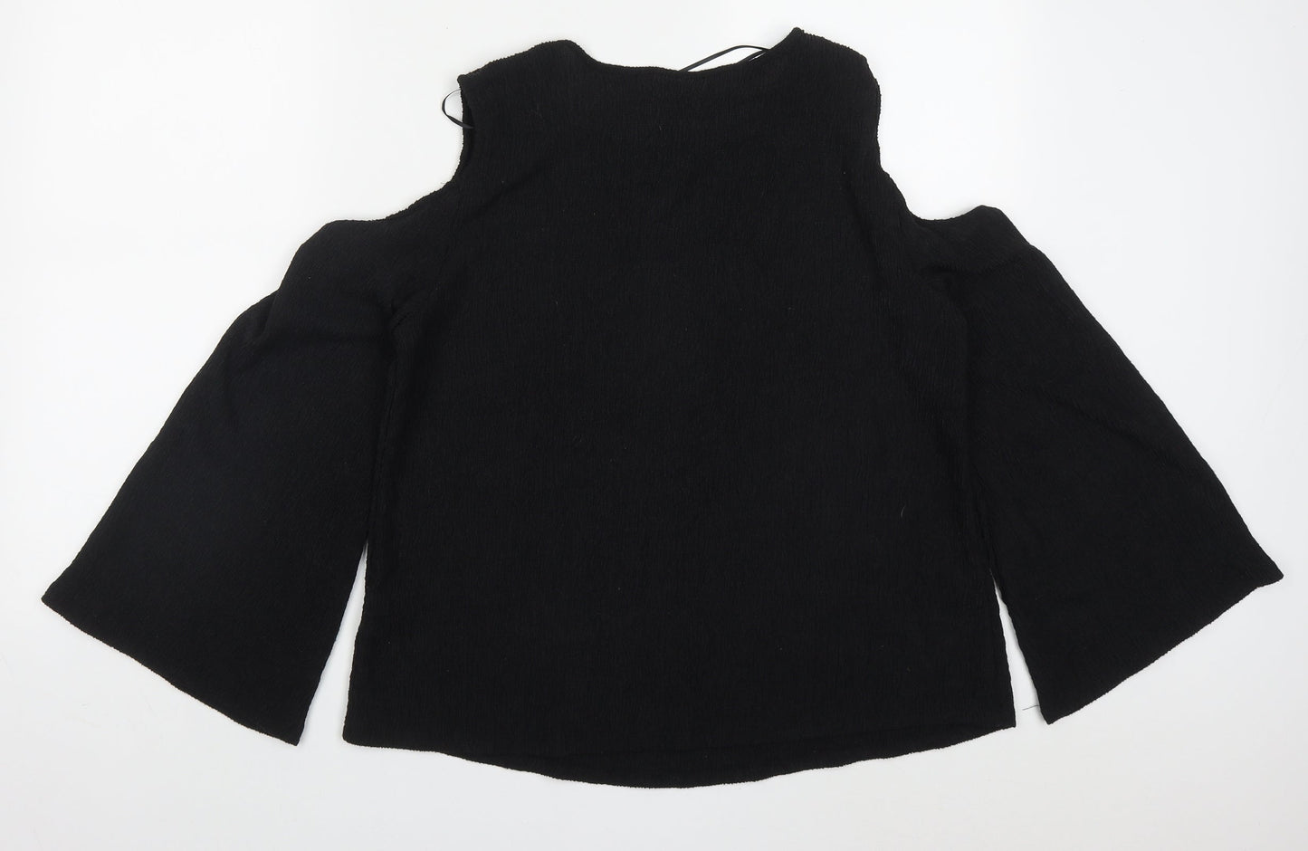 Womens UK Size M H&M Black Basic T-Shirt