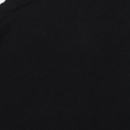 Womens UK Size M H&M Black Basic T-Shirt