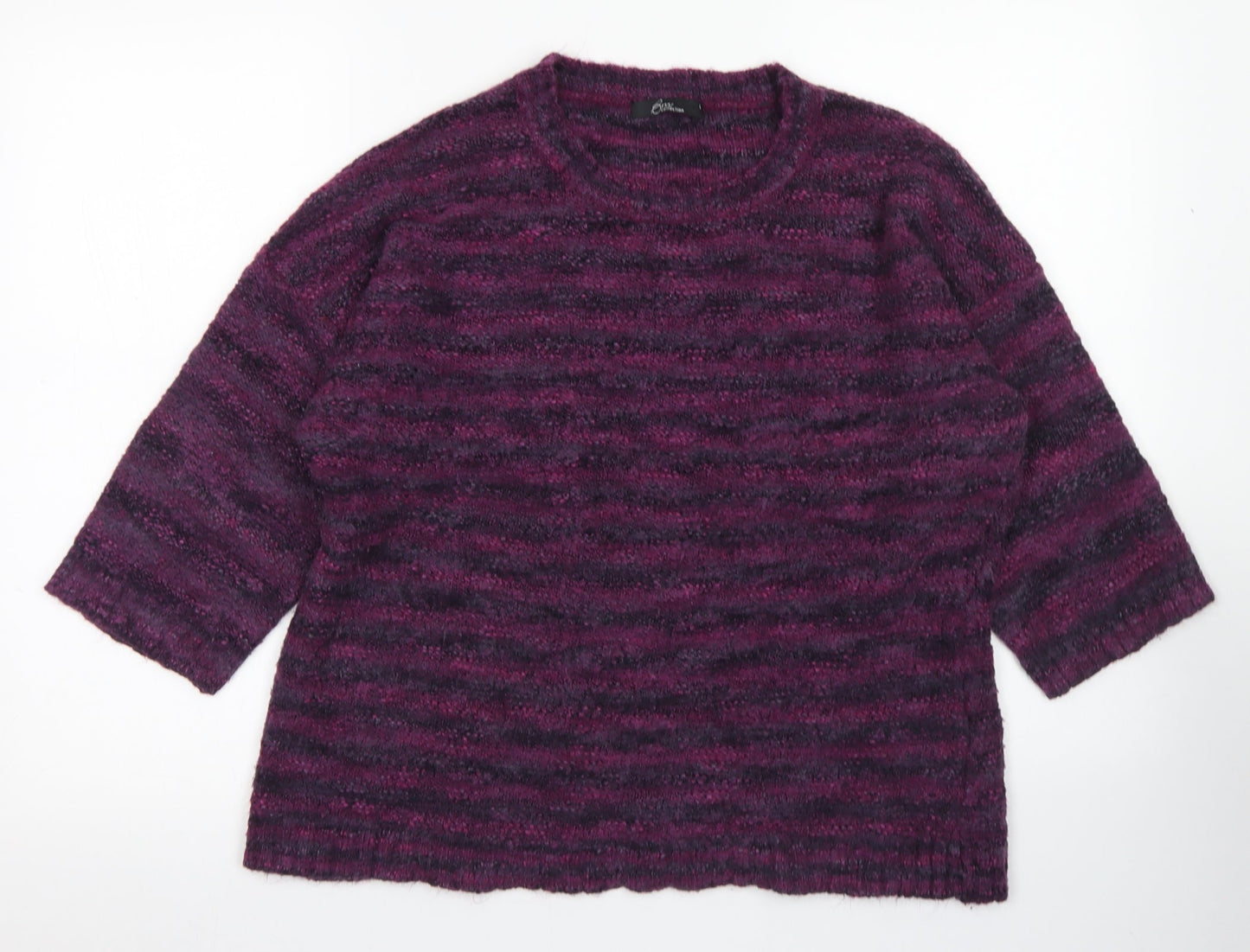 Womens UK Size L BM Collection Purple Pullover Jumper