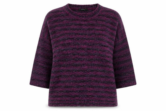 Womens UK Size L BM Collection Purple Pullover Jumper