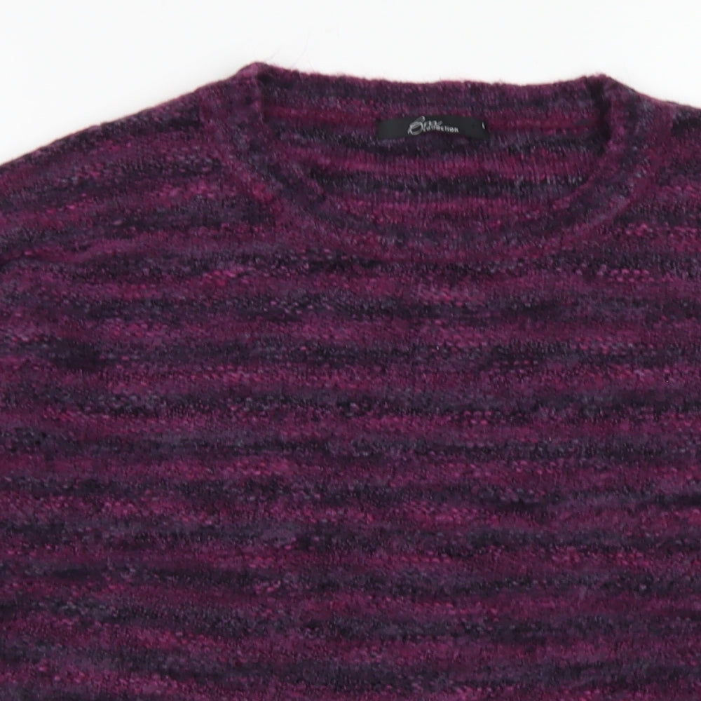 Womens UK Size L BM Collection Purple Pullover Jumper
