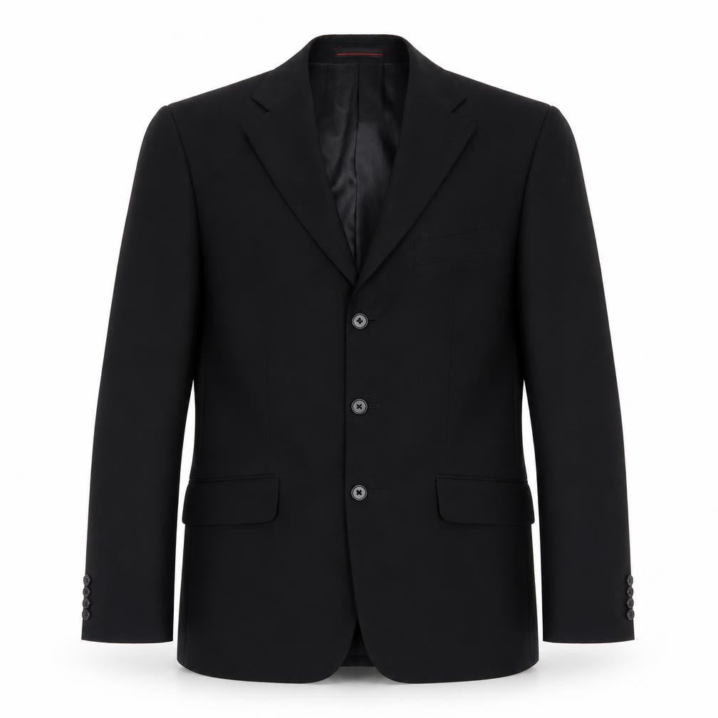 Mens UK Size 36 1860 Menswear Regular Black Suit Jacket