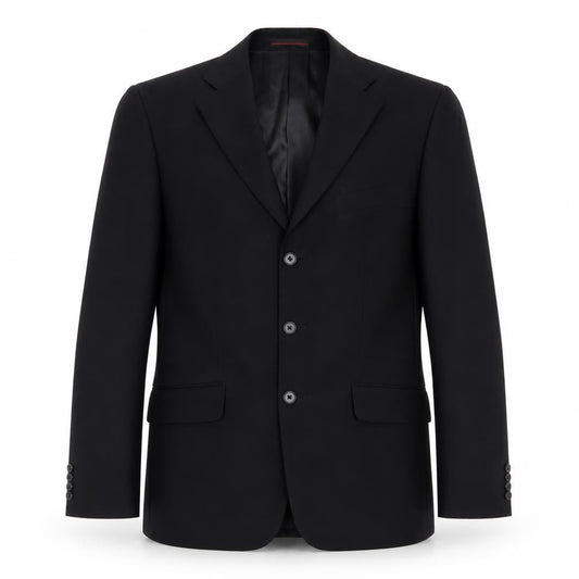 Mens UK Size 36 1860 Menswear Regular Black Suit Jacket