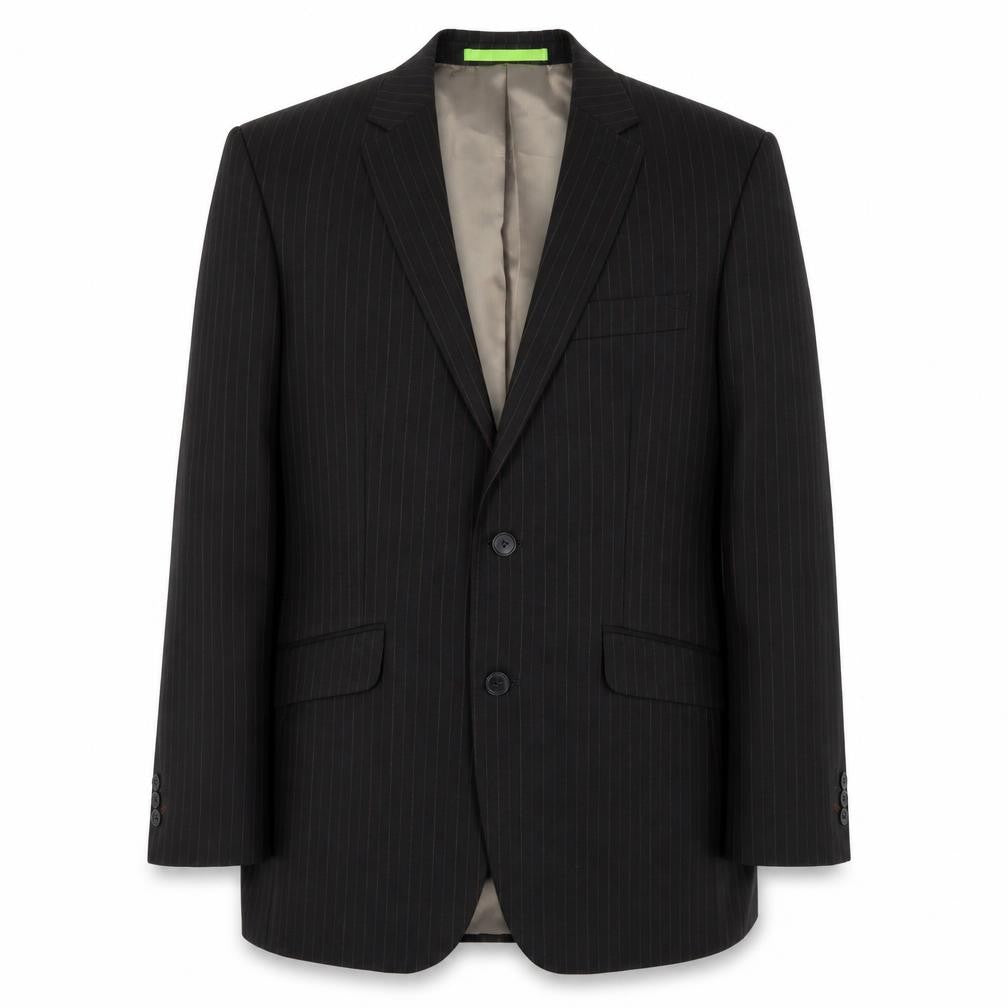 Mens UK Size 38 Limehaus Regular Black Suit Jacket