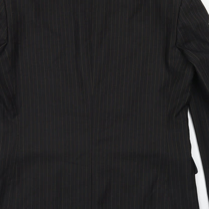 Mens UK Size 38 Limehaus Regular Black Suit Jacket