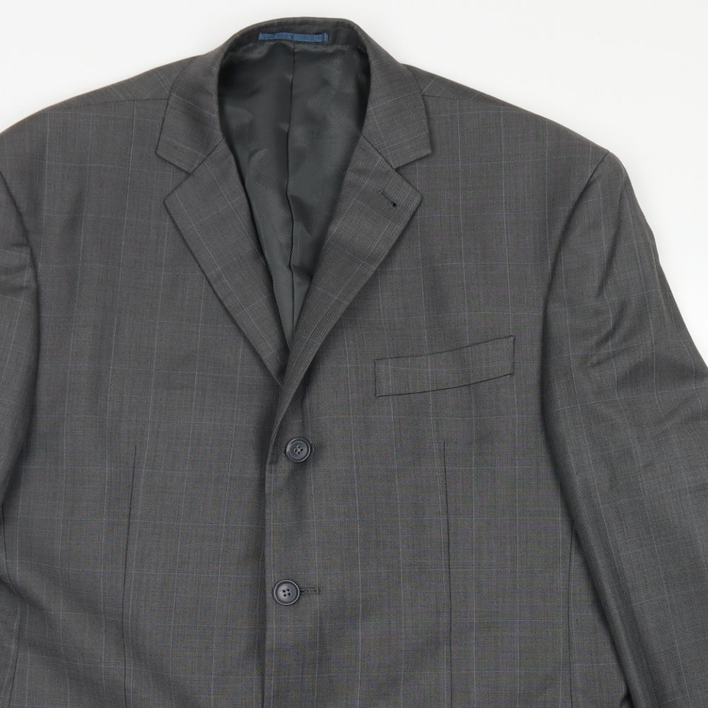 Mens UK Size 44 NEXT Regular Grey Suit Jacket